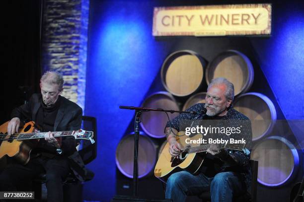 Jorma Kaukonen and Jack Casady of Hot Tuna perform at City Winery on November 21, 2017 in New York City.