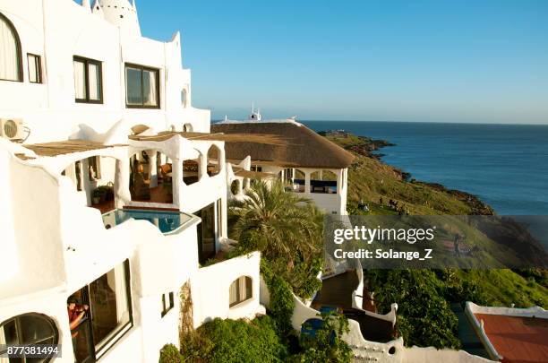 casapueblo in punta del este - punta del este stock pictures, royalty-free photos & images