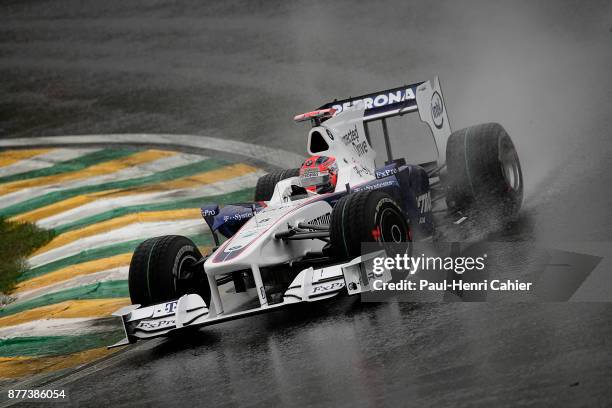 Robert Kubica, BMW Sauber F1.09, Grand Prix of Brazil, Autodromo Jose Carlos Pace, Interlagos, Sao Paolo, 18 October 2009.