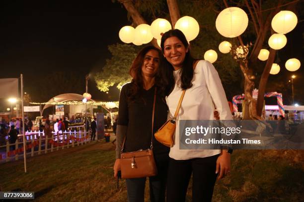 Aditi Kapoor and Ruchi Sibal, co-founders and directors, Palate Fest Pvt. Ltd, Food Festival Organisers during the Hindustan Times Palate Fest 2017,...