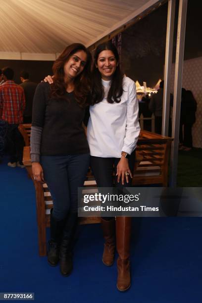 Aditi Kapoor and Ruchi Sibal, co-founders and directors, Palate Fest Pvt. Ltd, Food Festival Organisers during the Hindustan Times Palate Fest 2017,...