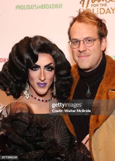 Marti Gould Cummings and husband Blake Allen attend the Broadway Opening Night performance of 'Home for the Holidays - The Broadway Concert...