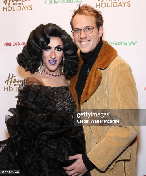 Marti Gould Cummings and husband Blake Allen attend the Broadway Opening Night performance of 'Home for the Holidays - The Broadway Concert...