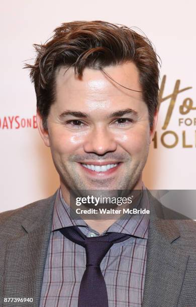 Andrew Rannells attends the Broadway Opening Night performance of 'Home for the Holidays - The Broadway Concert Celebration' at the August Wilson...