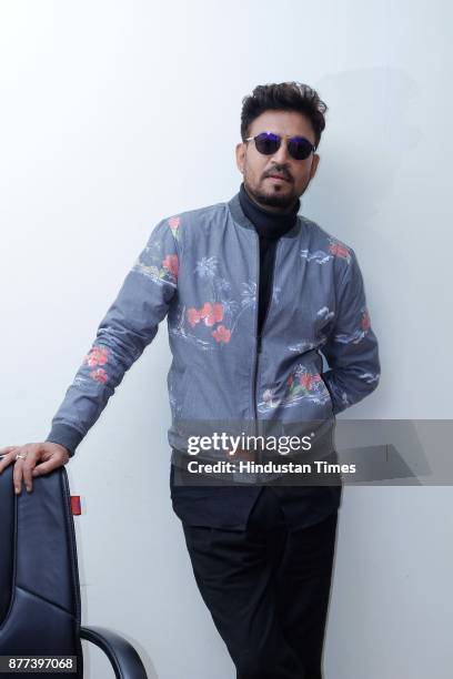 Bollywood actor Irrfan Khan during an exclusive interview with HT City-Hindustan Times for the promotion of his upcoming movie "Qarib Qarib Singlle"...