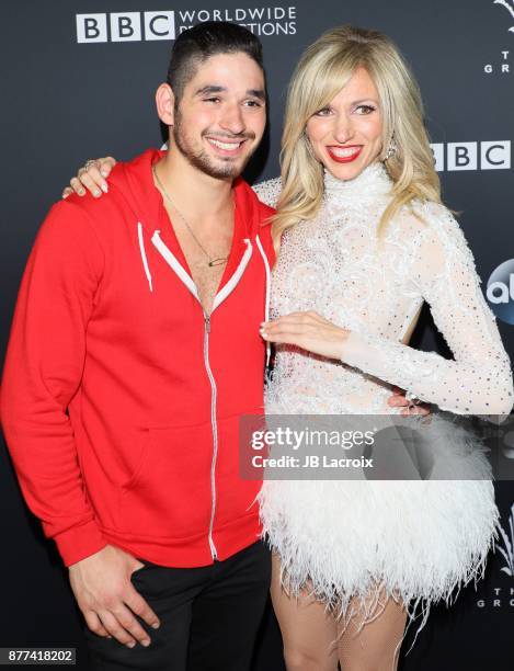 Alan Bernsten and Debbie Gibson attend the 'Dancing With The Stars' Season 25 Finale on November 21, 2017 in Los Angeles, California.