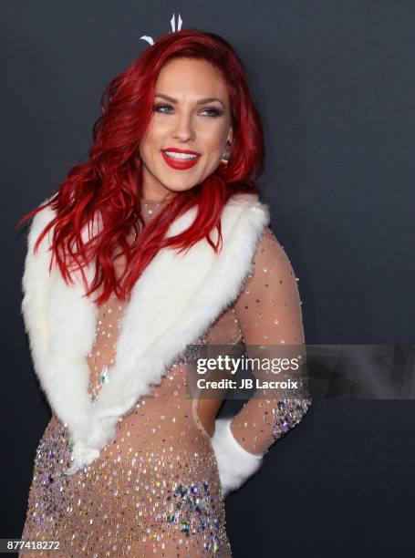 Sharna Burgess attends the 'Dancing With The Stars' Season 25 Finale on November 21, 2017 in Los Angeles, California.