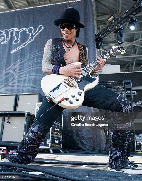 Stevie D of Buckcherry performs during the 2009 Rock On The Range festival at Columbus Crew Stadium on May 17, 2009 in Columbus, Ohio.