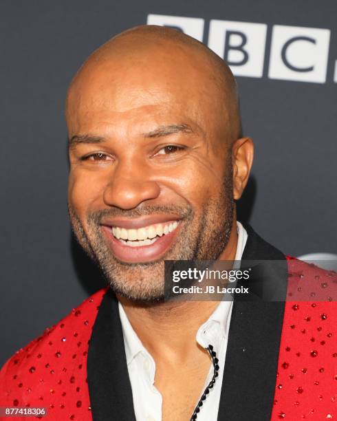 Derek Fisher attends the 'Dancing With The Stars' Season 25 Finale on November 21, 2017 in Los Angeles, California.