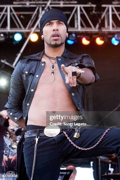 Leigh Kakaty of Pop Evil performs during the 2009 Rock On The Range festival at Columbus Crew Stadium on May 17, 2009 in Columbus, Ohio.