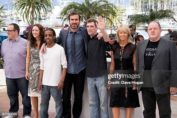 Members of the cast and crew including Actors John Henshaw, Stephanie Bishop, Steve Evets, Eric Cantona, Stefan Gumbs, Lucy-Jo Hudson, Justin...