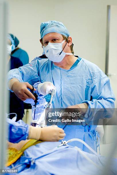 May 15: South African surgeon, professor Heine van der Walt performs a live thoracoscopic extended transthoracic esophagus myotomy plus a...