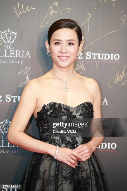 Actress Jessica Hester Hsuan attends the strategic conference of Artiz Studio on November 22, 2017 in Hong Kong, China.