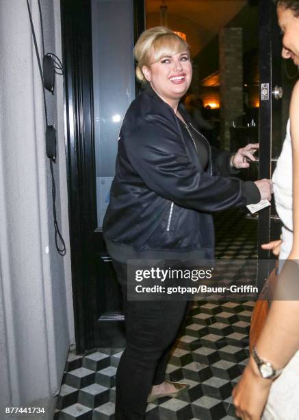 Rebel Wilson is seen on November 21, 2017 in Los Angeles, California.