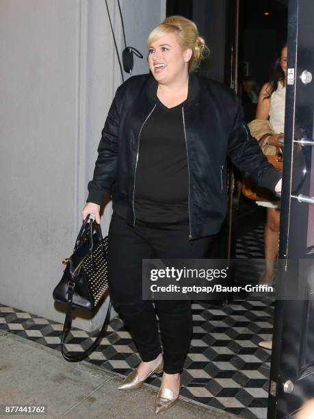 Rebel Wilson is seen on November 21, 2017 in Los Angeles, California.