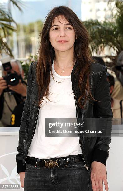 Actress Charlotte Gainsbourg attends the 'Antichrist' photo call at the Palais des Festivals during the 62nd Annual Cannes Film Festival on May 18,...