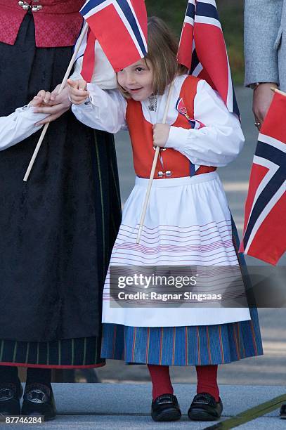 Princess Ingrid Alexandra celebrates Norway's national day at The Royal Palace on May 17, 2009 in Oslo, Norway.