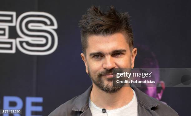 Juanes attends a press conference and photocall at the Embassy of Colombia on November 22, 2017 in Madrid, Spain.