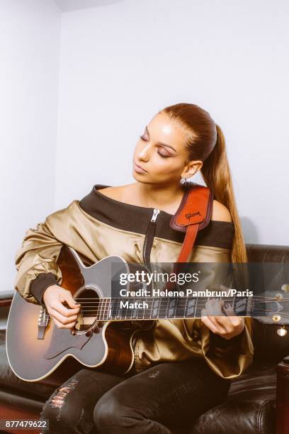 Singer-songwriter Tal Benyerzi is photographed for Paris Match on February 26, 2017 in Paris, France.