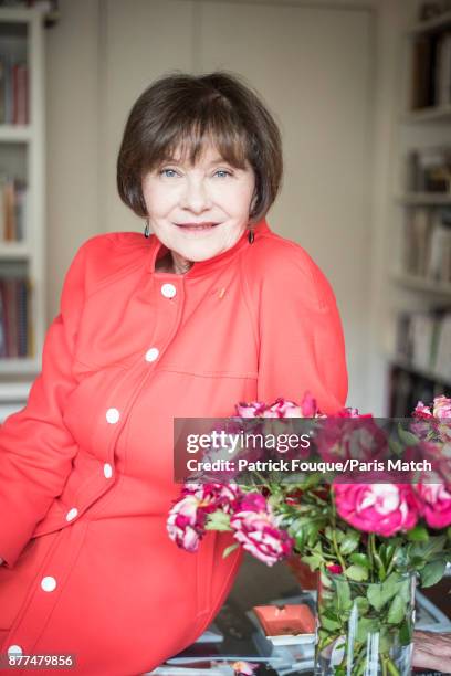 Actor Macha Meril is photographed for Paris Match on June 21, 2016 in Paris, France.