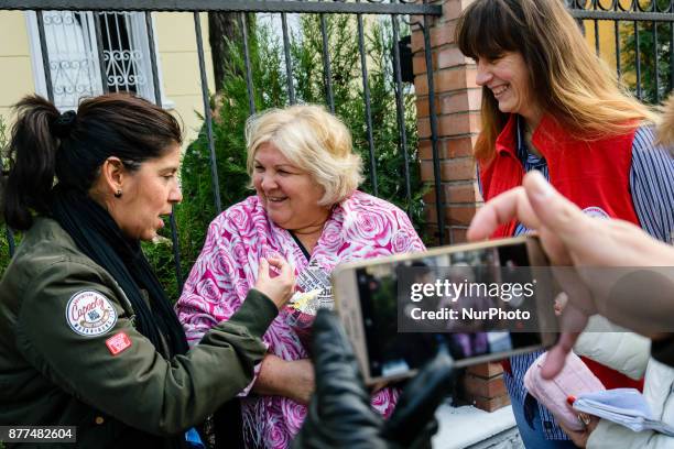 Aleida Guevara March, daughter of the revolutionary Ernesto Che Guevara, arrived on a one day visit in Varna, Bulgaria on November 22, 2017. Almeida...