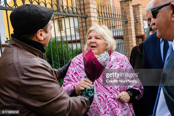 Aleida Guevara March, daughter of the revolutionary Ernesto Che Guevara, arrived on a one day visit in Varna, Bulgaria on November 22, 2017. Almeida...