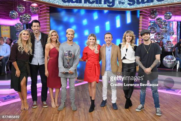 The final four couples of Dancing with the Stars are guests and 98 Degrees perform live on "Good Morning America," Wednesday, November 22, 2017 on...