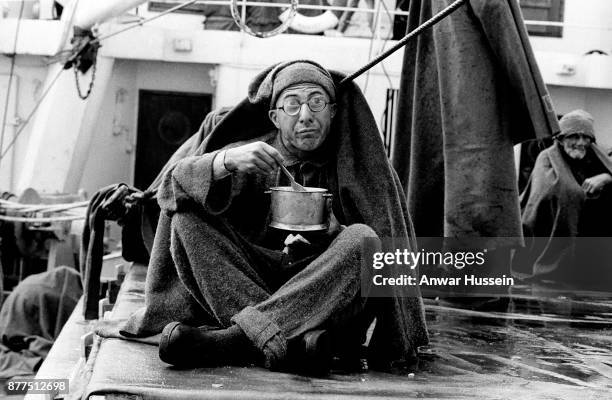 Dustin Hoffman in the role of Louis Dega on the set of the film 'Papillon' on January 01, 1973 in Jamaica.