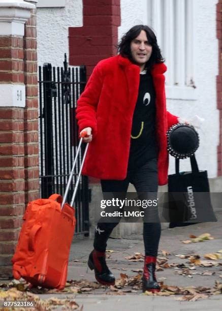 Noel Fielding seen in North London on November 22, 2017 in London, England.