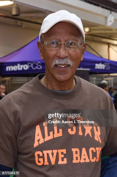 Former Detroit Mayor Dave Bing attends the 2017 Annual AllStar Giveback: Thanksgiving Edition on November 21, 2017 in Detroit, Michigan.