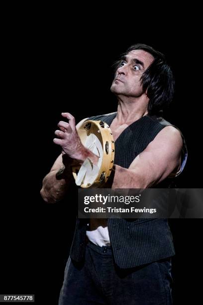 Irek Mukhamedov performs during a dress rehearsal for Ivan Putrov's "Men In Motion" at The London Coliseum on November 22, 2017 in London, England.