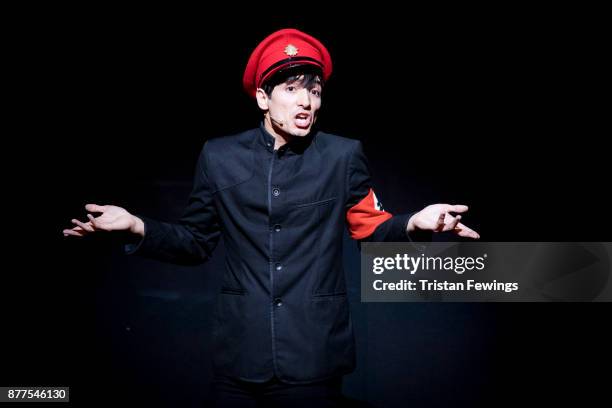 Daniel Proietto performs during a dress rehearsal for Ivan Putrov's "Men In Motion" at The London Coliseum on November 22, 2017 in London, England.