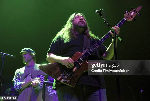 Todd Snider and Dave Schools of Hard Working Americans performs at the Fox Theater on November 17, 2017 in Oakland, California.