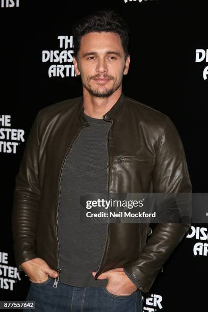 James Franco attends a screening of "The Disaster Artist" at Picturehouse Central on November 22, 2017 in London, England.