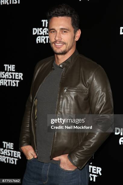 James Franco attends a screening of "The Disaster Artist" at Picturehouse Central on November 22, 2017 in London, England.