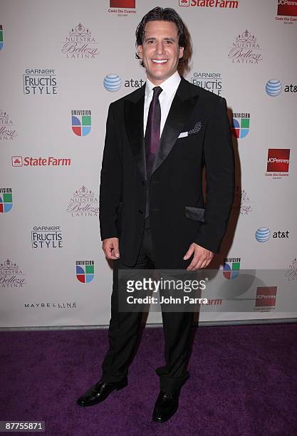 Jorge Aravena arrives at the Grand Finale of Univisions popular reality competition Nuestra Belleza Latina at Greenwich Studios on May 17, 2009 in...