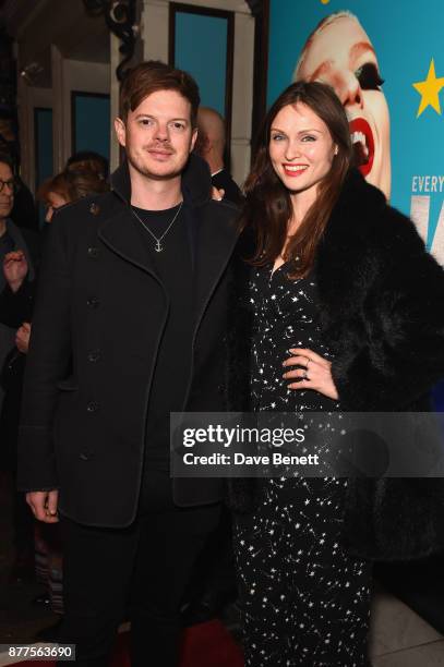 Sophie Ellis-Bextor and Richard Jones attend the opening night of Everybody's Talking About Jamie, a new musical for today at The Apollo Theatre on...