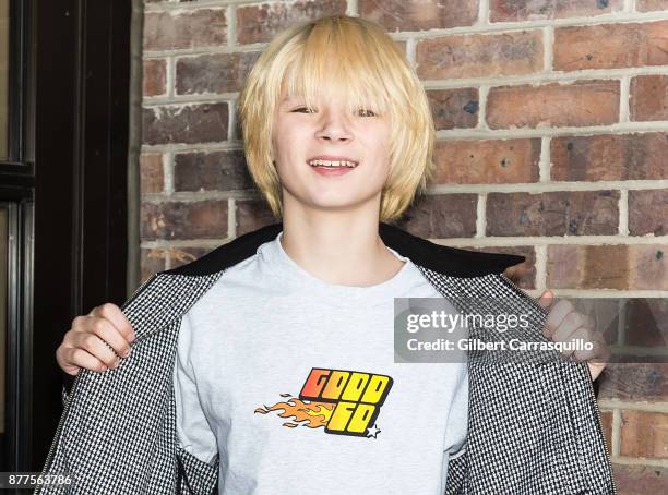 Rapper Matt Ox visits 'Good Day' and 'The Q' show at FOX 29 Studio on November 22, 2017 in Philadelphia, Pennsylvania.