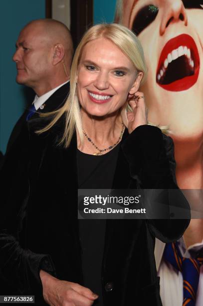 Anneka Rice attends the opening night of Everybody's Talking About Jamie, a new musical for today at The Apollo Theatre on November 22, 2017 in...