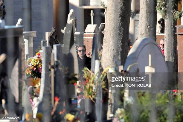 The funeral of Salvatore Riina known as Toto 'Riina, the head of the dome, mafia boss, in Corleone, Sicily, southern Italy. In the picture Salvo...