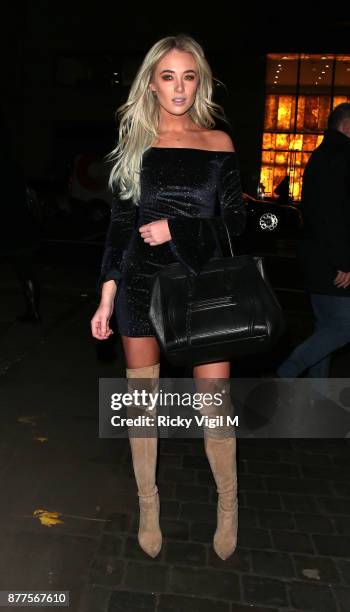 Nicola Hughes seen attending Lipsy London - VIP winter dinner held Rosewood London on November 22, 2017 in London, England.