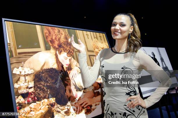 Francisca Urio during the presentation of the new Lambertz Fine Art Calendar 2018 at Friedrichstadtpalast on November 22, 2017 in Berlin, Germany.