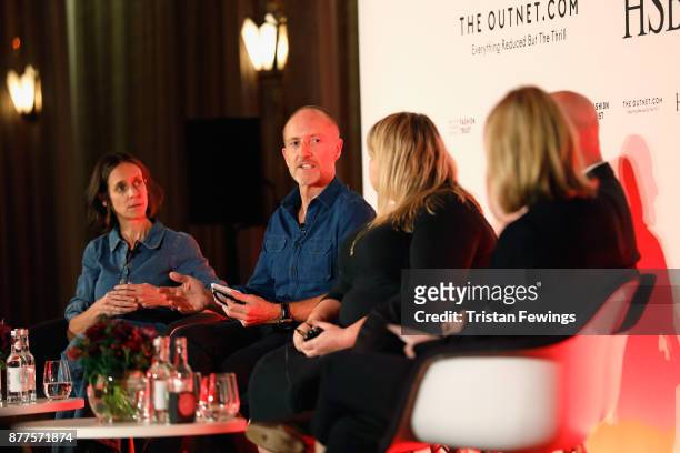 Creative director of MiH Jeans Chloe Lonsdale, founder of Orlebar Brown Adam Brown, CEO of Mario Testino Suki Larson, executive vice president of The...
