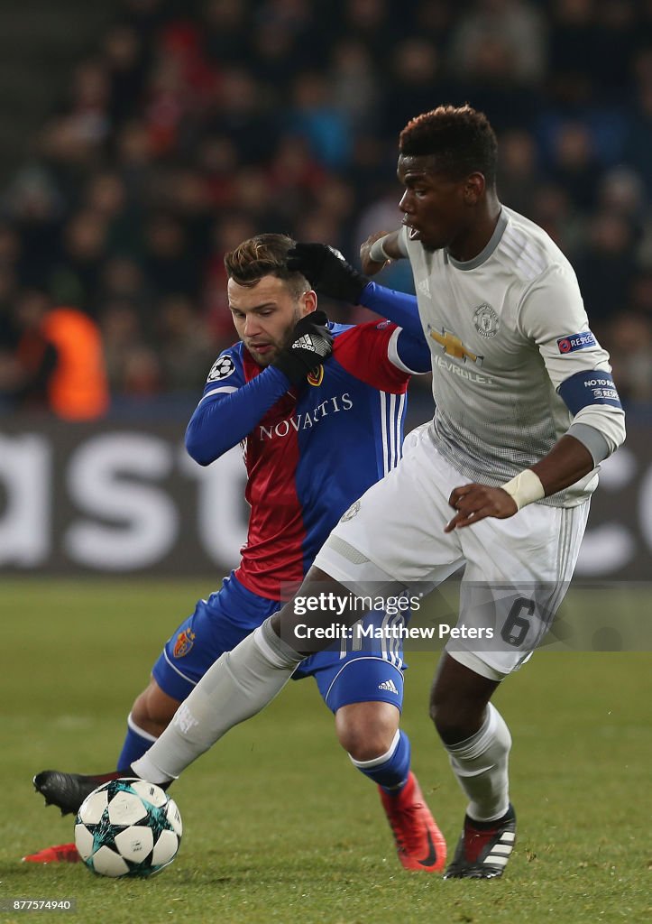 FC Basel v Manchester United - UEFA Champions League