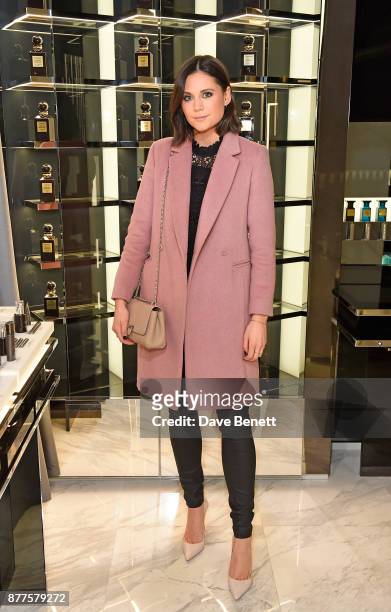 Lilah Parsons attends the opening of the first TOM FORD global beauty store at Covent Garden on November 22, 2017 in London, England.