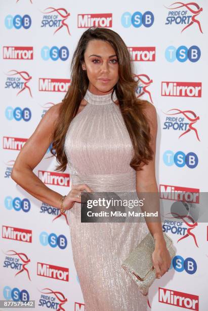 Michelle Heaton attends the Pride of Sport awards at Grosvenor House, on November 22, 2017 in London, England.