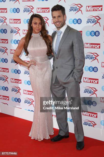 Michelle Heaton and Hugh Hanley attend the Pride of Sport awards at Grosvenor House, on November 22, 2017 in London, England.