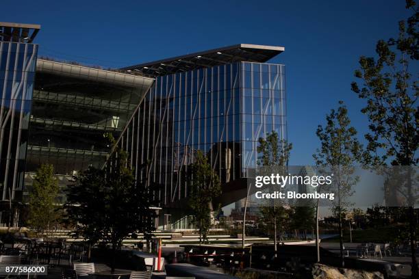 Building stands at the Cornell Technion campus on Roosevelt Island in New York, U.S., on Tuesday, Oct. 17, 2017. Cornell Techion, a new...