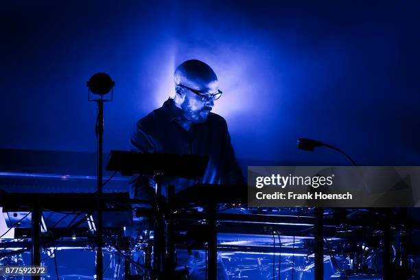 German musician Christopher von Deylen aka Schiller performs live on stage during a concert at the Admiralspalast on November 22, 2017 in Berlin,...