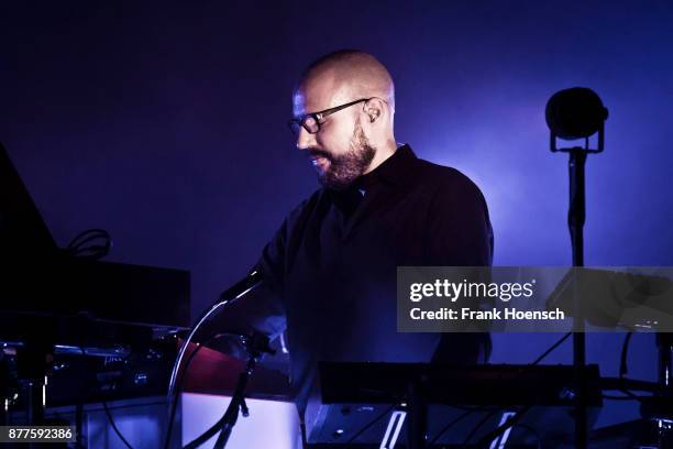 German musician Christopher von Deylen aka Schiller performs live on stage during a concert at the Admiralspalast on November 22, 2017 in Berlin,...